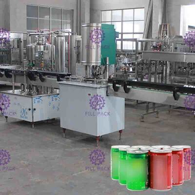 Tipo lineare linea di riempimento del barattolo del succo/latta del tè con l'alta velocità