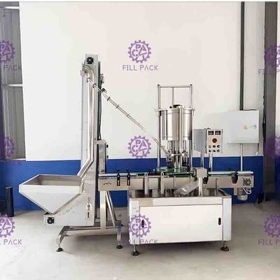 Sigillamento della bottiglia della vite dell'ANIMALE DOMESTICO di 4 teste/coperchiamento/macchina automatici della capsulatrice
