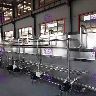 Industria delle bevande di raffreddamento del sistema dello sterilizzatore del succo della macchina imballatrice della bottiglia della bevanda di riempimento a caldo