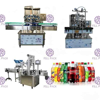 Cappucci lineari di For Screw Type della capsulatrice dell'ANIMALE DOMESTICO 3000BPH della bottiglia della macchina di plastica di Coca Cola Carbonated Drink Filling