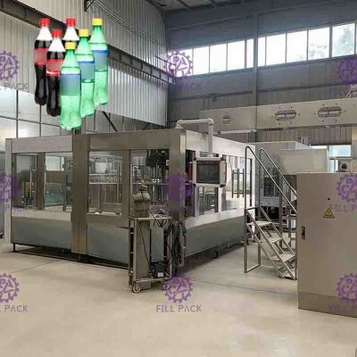 tappatrice di riempimento imbottigliante di lavaggio in-1 dell'attrezzatura 3 della bibita automatica 15Kw