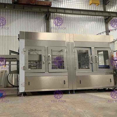 tappatrice di riempimento imbottigliante di lavaggio in-1 dell'attrezzatura 3 della bibita automatica 15Kw