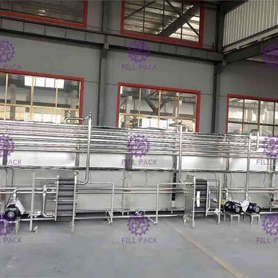 Linea strato di riempimento a caldo dell'isolamento termico del vapore dello sterilizzatore della macchina imballatrice della bottiglia