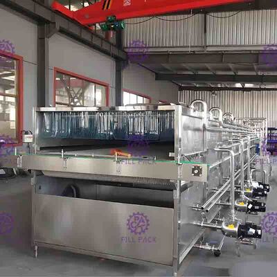 Zone di temperatura dello sterilizzatore 4 della macchina imballatrice della bottiglia di capacità elevata SUS304