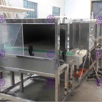 Macchina imballatrice della bottiglia industriale, attrezzatura di sterilizzazione della bottiglia di plastica