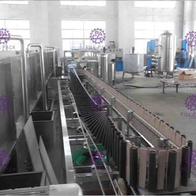 Sistema di plastica inverso 8000BPH dello sterilizzatore della bottiglia per la linea di produzione condita del succo
