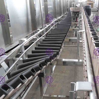 Sistema di plastica inverso 8000BPH dello sterilizzatore della bottiglia per la linea di produzione condita del succo