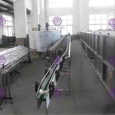 Sterilizzatore automatico di inverso della bottiglia di vetro per la linea di riempimento a caldo