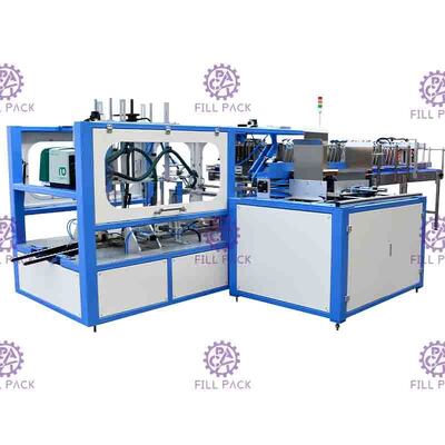 Impacchettatrice automatica della bottiglia di doppia fila per gli strizzacervelli di pellicola d'imballaggio