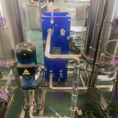 miscelatore gassoso della bevanda della cola del coke dei carri armati 3000L tre per la linea di trasformazione della bibita