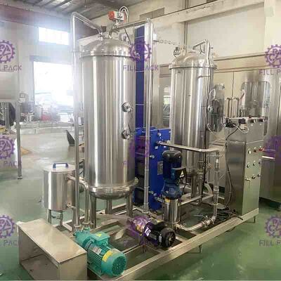 miscelatore gassoso della bevanda della cola del coke dei carri armati 3000L tre per la linea di trasformazione della bibita