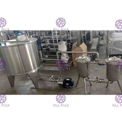 Il litchi mescolato Juice Preparation Equipment Plant System del tè 3000L/H della bevanda ha condito