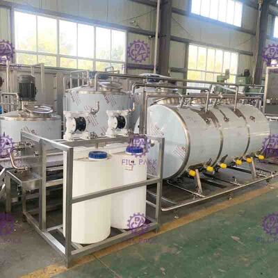 Bevanda aromatizzata Juice Mixing Processing Line 7000L/H con lo sterilizzatore del piatto UHT