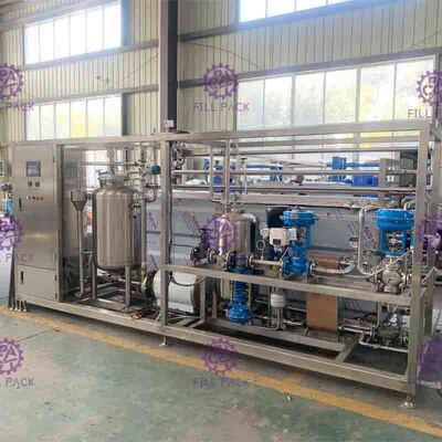 Bevanda aromatizzata Juice Mixing Processing Line 7000L/H con lo sterilizzatore del piatto UHT