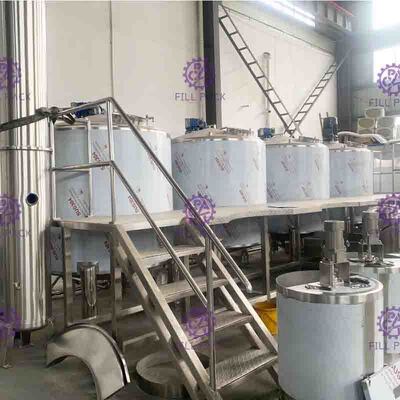 Rivestimento del vapore che riscalda Juice Processing Equipment With Agitator