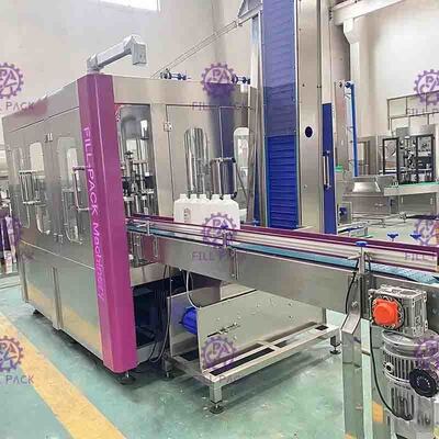 Macchina di rifornimento del latte della totalità 3 in-1washing-filing-capping della bottiglia del monoblock 6000BPH/dispositivo automatici