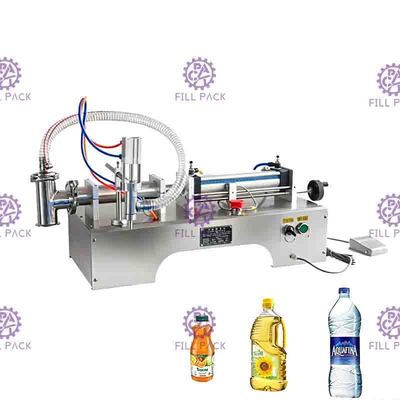 macchina di rifornimento pneumatica dell'acqua minerale della macchina di rifornimento della pasta 25bpm con il pedale