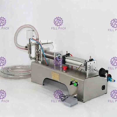 macchina di rifornimento pneumatica dell'acqua minerale della macchina di rifornimento della pasta 25bpm con il pedale