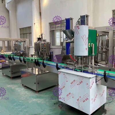 Imbottigliatrice pura automatica dell'acqua 2000BPH 2L, capsulatrice del riempitore di Rinser della bottiglia