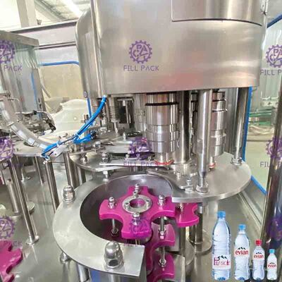 Linea pura bevente automatica pianta della macchina di rifornimento dell'acqua della piccola scala per le bottiglie di plastica dell'ANIMALE DOMESTICO