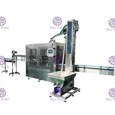 Linea pura bevente automatica pianta della macchina di rifornimento dell'acqua della piccola scala per le bottiglie di plastica dell'ANIMALE DOMESTICO