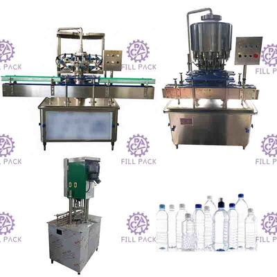 Macchina di rifornimento automatica dell'acqua potabile 2000BPH per la piccola bottiglia dell'ANIMALE DOMESTICO
