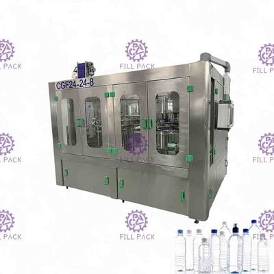 Non imbottigliatrice dell'acqua minerale automatica piena dell'ANIMALE DOMESTICO 3000BPH del gas
