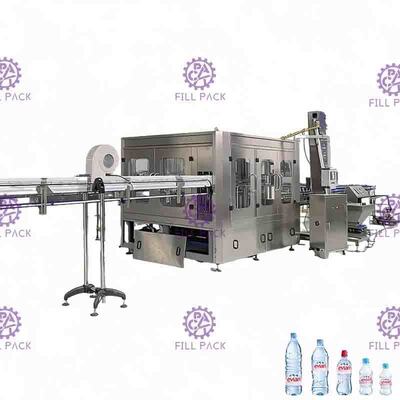 Macchine di riempimento di bottiglie di plastica per lavaggio con acqua pura
