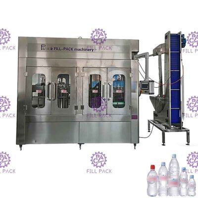 Macchina di rifornimento dell'acqua potabile di Monoblock, materiale da otturazione di lavaggio e sigillamento 3 in 1