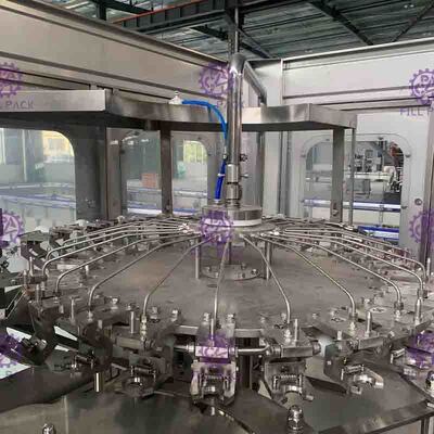 Macchina di rifornimento ad alta velocità dell'acqua minerale, macchina automatica di Monoblock di 18 teste