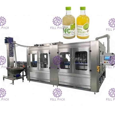 Industriale 3 della macchina del riempitore della bottiglia di vetro del vino del riso - 1 linea in- di riempimento a caldo