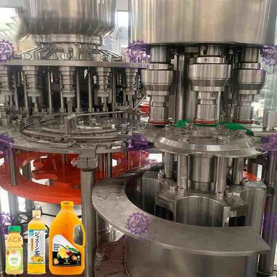3 automatici in 1 piccola bottiglia di plastica Juice Hot Filling Machine/linea di produzione/stabilimento di imbottigliamento