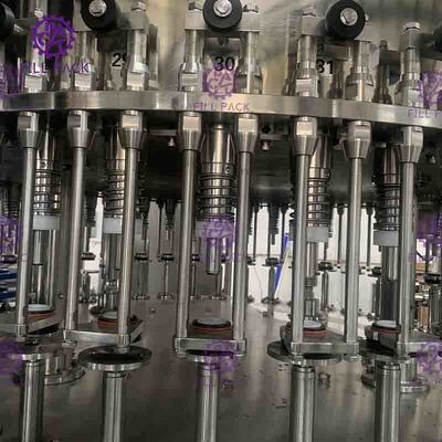 Macchina di rifornimento imbottigliante automatica del succo/tè della macchina del riempitore della bottiglia di vetro 6000 - 8000BPH
