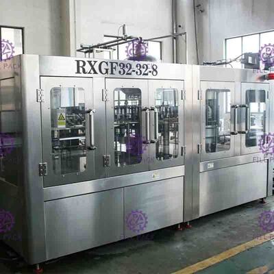 Macchina di plastica di riempimento 3 in-1 del riempitore della bottiglia dell'attrezzatura della bevanda automatica industriale