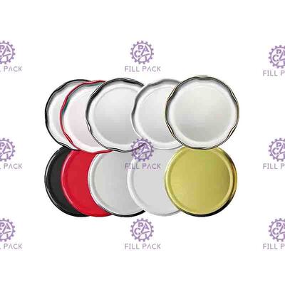 coperchio a vite del metallo della latta di 38mm 43mm Juice Glass Bottle Caps Lid 48mm 53mm 58mm