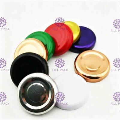 coperchio a vite del metallo della latta di 38mm 43mm Juice Glass Bottle Caps Lid 48mm 53mm 58mm