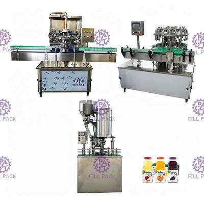 Linea di coperchiamento di riempimento della frutta della bottiglia di vetro 0-2L di lavaggio automatico di Juice Beverage Hot Filling Machine