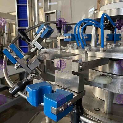 Linea di coperchiamento di riempimento della frutta della bottiglia di vetro 0-2L di lavaggio automatico di Juice Beverage Hot Filling Machine