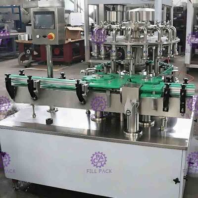Frutta Juice Beverage Hot Filling Machine di 1500BPH 0-2L per tirata Ring Cap della bottiglia di vetro