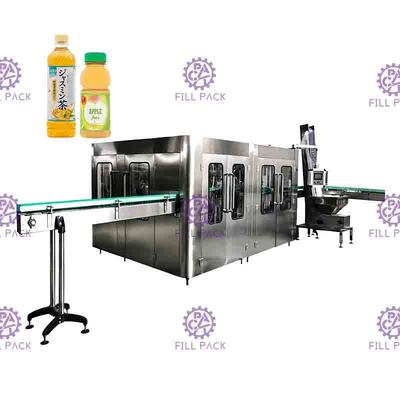 4 automatici in 1 granello della frutta della polpa di Monoblock delle bottiglie dell'ANIMALE DOMESTICO di Juice Filling Machine