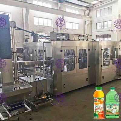 Monoblock che lava l'attrezzatura di plastica della bottiglia di Juice Filling Capping Machine CGF32-32-10