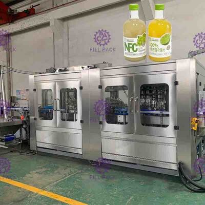 I cappucci del metallo di Full Auto 8000BPH fruttificano Juice Filler Touch Screen Control