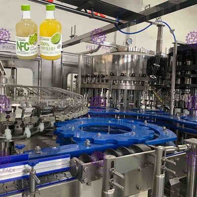 I cappucci del metallo di Full Auto 8000BPH fruttificano Juice Filler Touch Screen Control