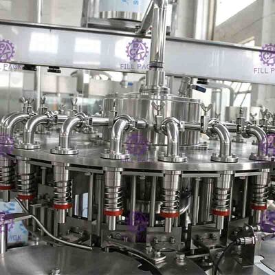 6000BPH Juice Filling Machine con il sistema di flusso posteriore con il sontrol dello SpA