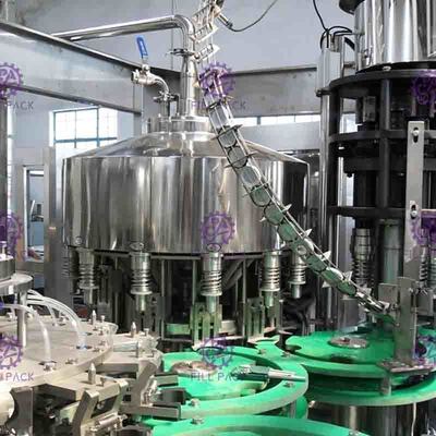 in pieno macchina di rifornimento non automatica della bevanda del succo del gas 4.2Kw per la bottiglia di vetro