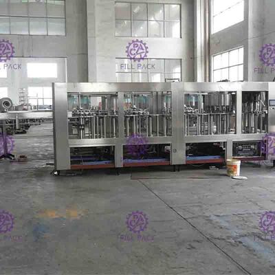 Macchina di rifornimento liquida di Monoblock, 5 in 1 riempitore di plastica del succo della polpa della bottiglia
