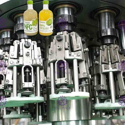 Macchina di rifornimento liquida della bottiglia di vetro di Full Auto, frutta Juice Filler 8000BPH