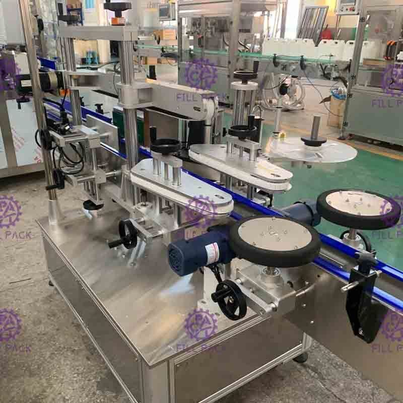 Etichettatura piana autoadesiva quadrato di plastica dell'autoadesivo della bottiglia/dell'ANIMALE DOMESTICO/macchina/attrezzatura/impianto/sistema dell'etichettatore