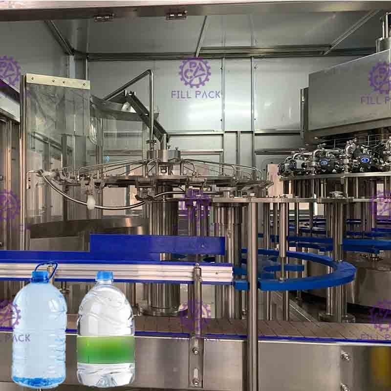3 automatici pieni in 1 pianta di riempimento dell'acqua potabile per la bottiglia dell'ANIMALE DOMESTICO 4.5L/5L