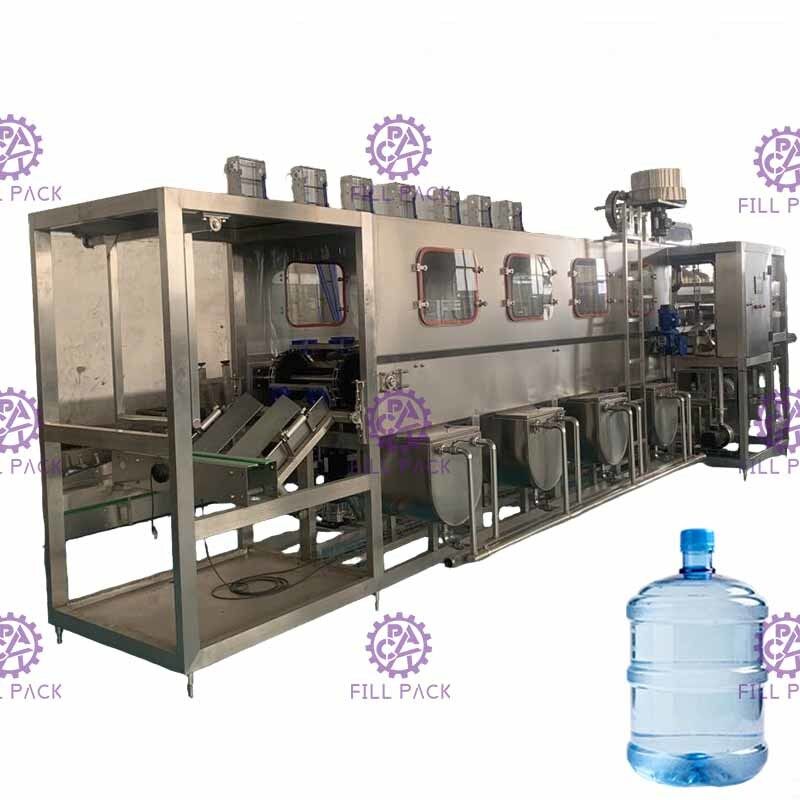 Imbottigliatrice pura dell'acqua dello SpA 300BPH 18.9L resistente alla corrosione